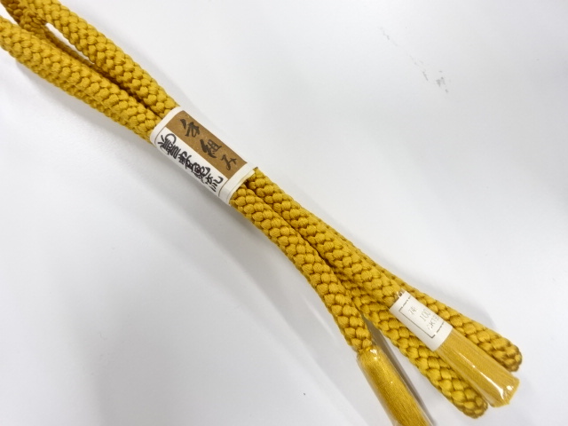 未使用品　正絹　手組帯締め